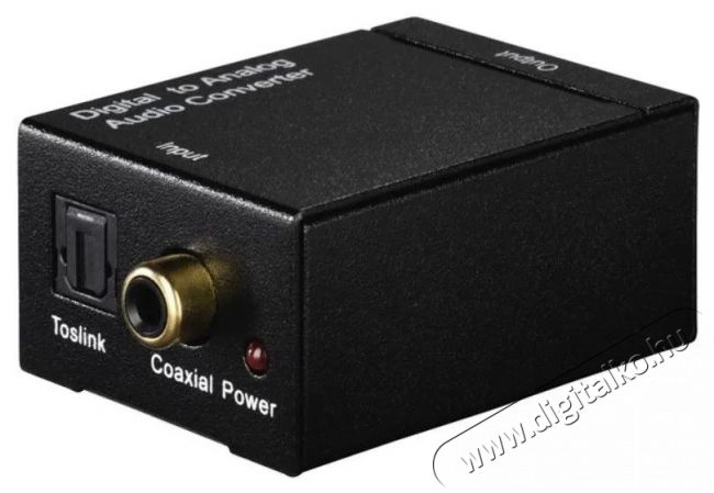 Hama 83180 AC80 Digitális-Analóg (DAC) audio konverter Tv kiegészítők - Kábel / csatlakozó - Csatlakozó / elosztó / átalakító - 380086