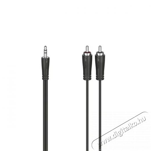 Hama FIC 3,5mm jack-2rca 1,5m összekötőkábel Tv kiegészítők - Kábel / csatlakozó - Csatlakozó / elosztó / átalakító - 380089