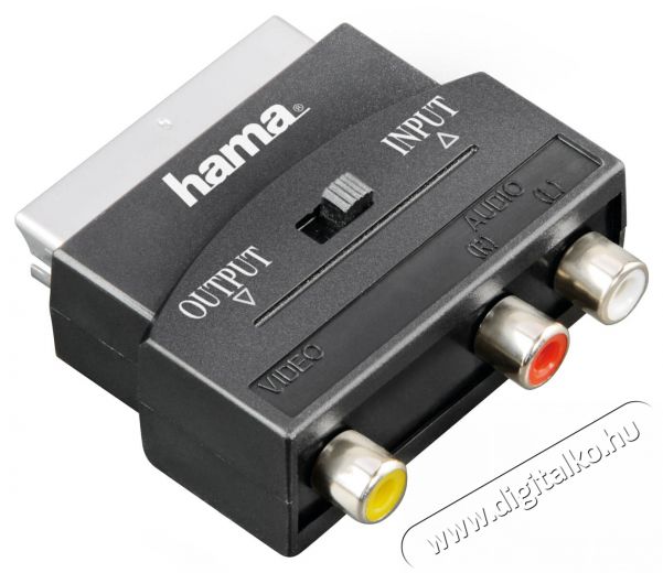 Hama 205268 FIC AV SCART-3RCA-SVHS be/ki adapter Iroda és számítástechnika - Egyéb számítástechnikai termék - 386611