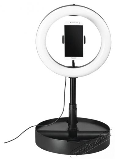 Hama "Spotlight Foldup 102" asztali LED okostelefon körlámpa Mobil / Kommunikáció / Smart - Mobiltelefon kiegészítő / tok - Kiegészítő - 384687