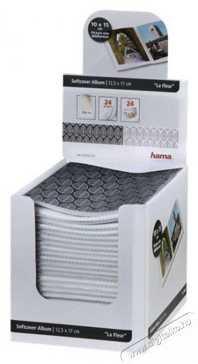 Hama 2224 "LA FLEUR" ZSEBALBUM 10X15/24, 24DB-OS DISPLAY Háztartás / Otthon / Kültér - Lakásfelszerelés - Fotóalbum - 388202