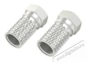 Hama FIC szerelhető 6,5mm menetes SAT F dugó 2db Tv kiegészítők - Kábel / csatlakozó - Csatlakozó / elosztó / átalakító - 386623