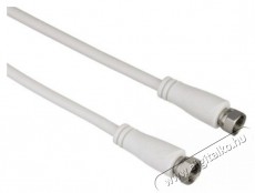 Hama 122434 ST 90dB F-csatlakozós duplán árnyékolt 1,5m antenna kábel Tv kiegészítők - Kábel / csatlakozó - Koax antenna kábel - 387339