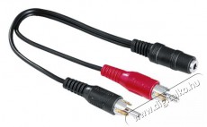Hama FIC sztereo 3,5mm jack alj- 2rca dugó 0,1m adapter Iroda és számítástechnika - Egyéb számítástechnikai termék - 387354