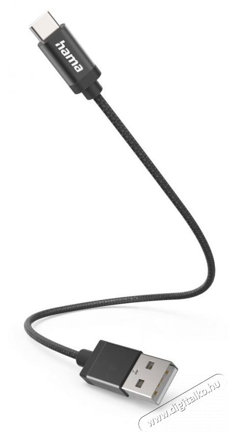 Hama E3 ADATKÁBEL USB TYPE-C, 0,2M, FEKETE  Tv kiegészítők - Kábel / csatlakozó - USB kábel - 399201