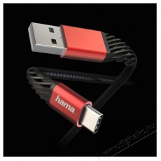 Hama adatkábel USB type-C extreme 1,5m, fekete-piros (187218) Mobil / Kommunikáció / Smart - Mobiltelefon kiegészítő / tok - Kábel / átalakító - 403618