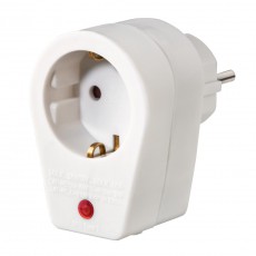 Hama FIP hálózati túlfeszültség védő adapter - fehér Háztartás / Otthon / Kültér - Világítás / elektromosság - Hálózati elosztó / hosszabbító / adapter - 403635