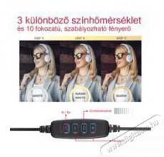 Hama Led körlámpa spotlight steady 120 II állvány, okostelefonokhoz (4659) Mobil / Kommunikáció / Smart - Mobiltelefon kiegészítő / tok - Tartó / rögzítő / állvány - 403651