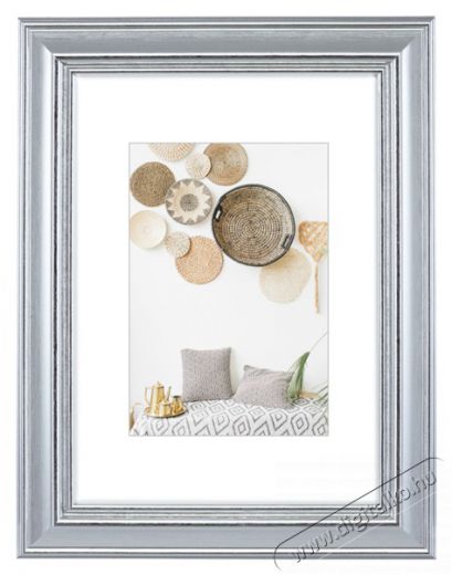 Hama 175807 "LOBBY" 10x15 cm műanyag keret - ezüst  Háztartás / Otthon / Kültér - Lakásfelszerelés - Képkeret / képtartó - 388356