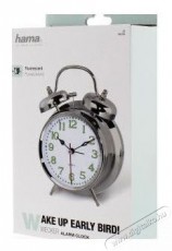 Hama Nostalgia ébresztőóra - ezüst  Háztartás / Otthon / Kültér - Óra - Ébresztőóra - 388357