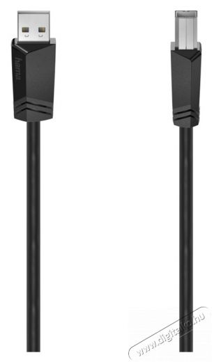 Hama 200602 FIC USB kábel A-B típus 1,5 m Tv kiegészítők - Kábel / csatlakozó - USB kábel - 422431