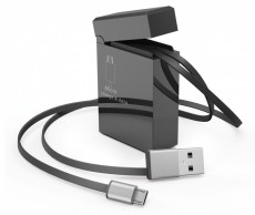 Hama 12197 0,75m micro USB adatkábel Iroda és számítástechnika - Számítógép tartozék - USB kábel - 449974