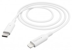 Hama 201598 FIC E3 1m Lightning > USB Type-C fehér adatkábel Tv kiegészítők - Kábel / csatlakozó - USB kábel - 453552