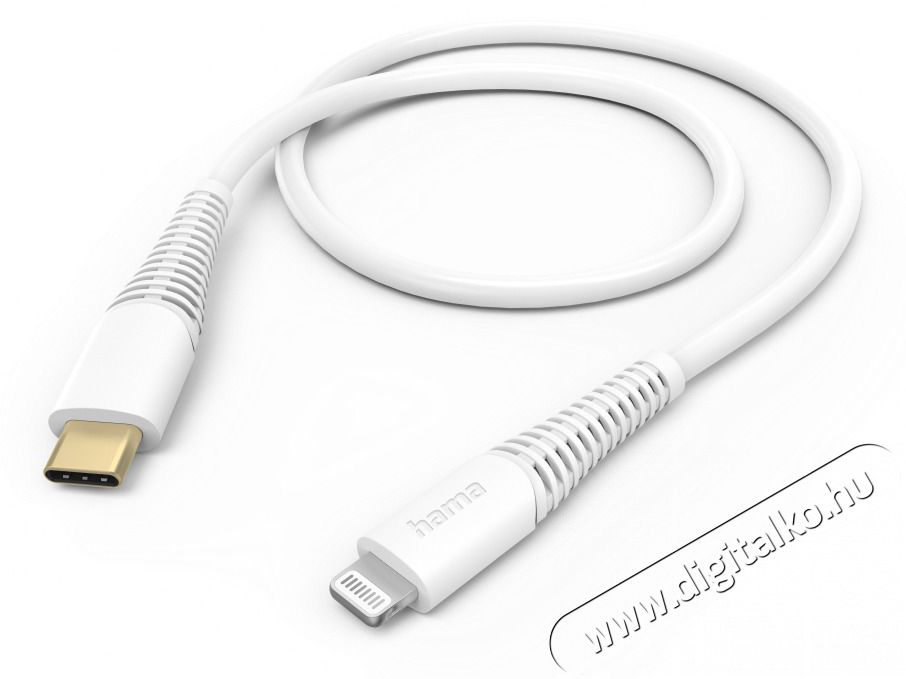 Hama 201603 FIC E3 Lightning - USB Type-C, 1,5m, fehér adatkábel Iroda és számítástechnika - Számítógép tartozék - USB kábel - 456652