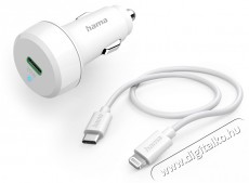Hama 201611 FIC E3 PD 20W USB Type-C autós töltő Autóhifi / Autó felszerelés - Autós töltő / szivargyújtó adapter - 453775