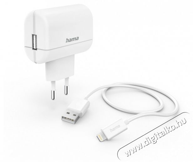 Hama 201619 Lightning - USB adatkábel, hálózati töltő szett Mobil / Kommunikáció / Smart - Mobiltelefon kiegészítő / tok - Hálózati-, autós töltő - 456592