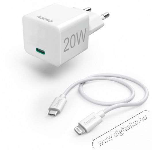 Hama 201620 Lightning - USB Type-C adatkábel, hálózati töltő Mobil / Kommunikáció / Smart - Mobiltelefon kiegészítő / tok - Hálózati-, autós töltő - 456593