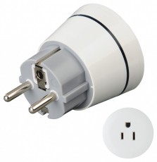 Hama 223451 HU, FIP Amerikai utazóadapter Háztartás / Otthon / Kültér - Világítás / elektromosság - Hálózati elosztó / hosszabbító / adapter - 455207