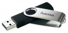 Hama Rotate 90891 8GB USB2.0 fekete-szürke Flash Drive Memória kártya / Pendrive - Pendrive - 459128