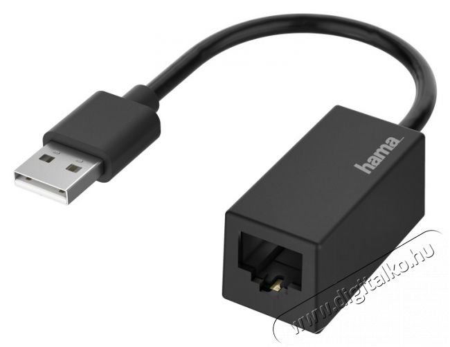 Hama 200324 FIC 10/100 USB 2.0 hálózati Ethernet adapter Iroda és számítástechnika - Számítógép tartozék - USB kábel - 466957