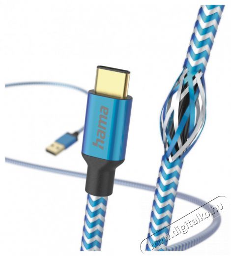 Hama 201558 FIC E3 USB Type-C Reflective 1,5m, kék adatkábel Iroda és számítástechnika - Számítógép tartozék - USB kábel - 466966