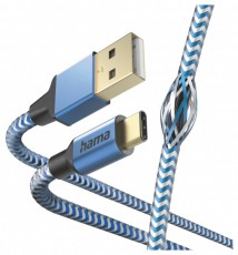 Hama 201558 FIC E3 USB Type-C Reflective 1,5m, kék adatkábel Iroda és számítástechnika - Számítógép tartozék - USB kábel - 466966