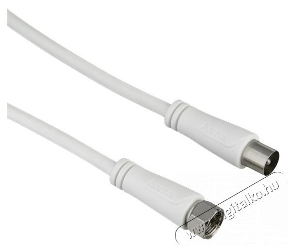 Hama 205061 FIC 90dB F-koax 1,5m antenna kábel - fehér Tv kiegészítők - Kábel / csatlakozó - Koax antenna kábel - 407081