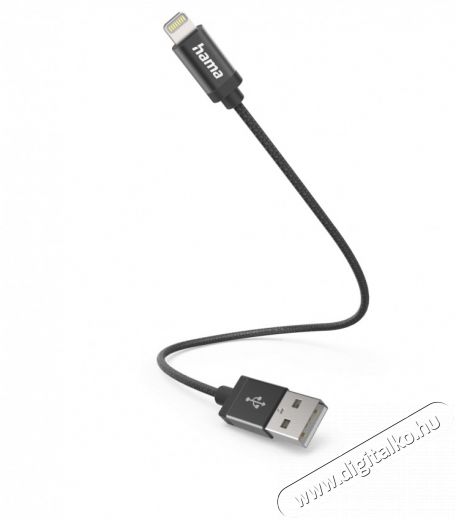 Hama 201578 FIC E3 Lightning, 0,2m, fekete adatkábel Iroda és számítástechnika - Számítógép tartozék - USB kábel - 470241