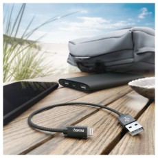 Hama 201578 FIC E3 Lightning, 0,2m, fekete adatkábel Iroda és számítástechnika - Számítógép tartozék - USB kábel - 470241