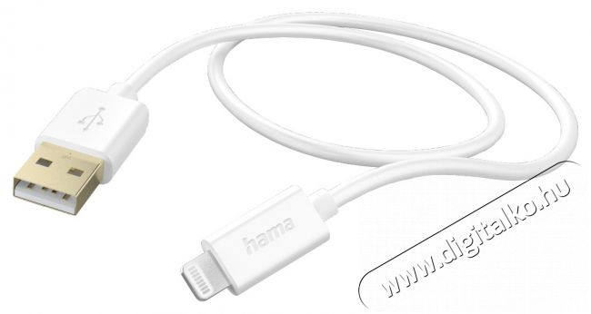 Hama 201581 FIC E3 Lightning, 1,5m, fehér adatkábel Iroda és számítástechnika - Számítógép tartozék - USB kábel - 470242