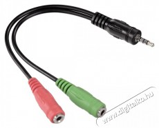 Hama 200352 FIC 4pol jack-2x aljzat - Iroda és számítástechnika - Egyéb számítástechnikai termék - 451027