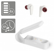 Hama BLUETOOTH HEADSET SPIRIT POCKET TWS, FEHÉR (184104) Audio-Video / Hifi / Multimédia - Fül és Fejhallgatók - Fülhallgató - 403625