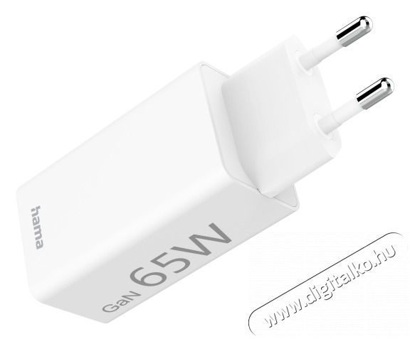 Hama 201643 PD/QC 65W USB/Type-C fehér hálózati tőltő Mobil / Kommunikáció / Smart - Mobiltelefon kiegészítő / tok - Hálózati-, autós töltő - 475887