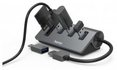 Hama 200140 USB HUB Iroda és számítástechnika - Notebook kiegészítő - USB hub / elosztó - 475983