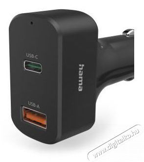 Hama Univerzális Autós Type-C Töltő Autóhifi / Autó felszerelés - Autós töltő / szivargyújtó adapter - 476441