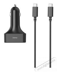 Hama Univerzális Autós Type-C Töltő Autóhifi / Autó felszerelés - Autós töltő / szivargyújtó adapter - 476441