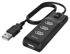 Hama FIC USB 2.0 HUB buspowered (200118) Iroda és számítástechnika - Notebook kiegészítő - USB hub / elosztó - 476892