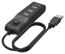 Hama FIC USB 2.0 HUB buspowered (200118) Iroda és számítástechnika - Notebook kiegészítő - USB hub / elosztó - 476892