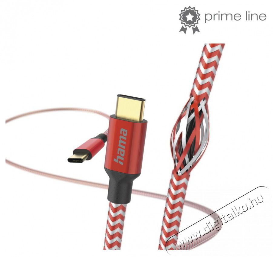 Hama 201560 ADATKÁBEL USB TYPE-C - TYPE-C REFLECTIVE 1,5M, PIROS Mobil / Kommunikáció / Smart - Mobiltelefon kiegészítő / tok - Kábel / átalakító - 477814