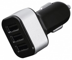 Hama tripla USB autós töltő 4,4A (121986) Autóhifi / Autó felszerelés - Autós töltő / szivargyújtó adapter - 315331