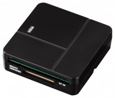 Hama Univerzális kártyaolvasó USB 2.0 All in One fekete - 94124 Memória kártya / Pendrive - Kártya olvasó - 258361