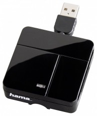 Hama Univerzális kártyaolvasó USB 2.0 All in One fekete - 94124 Memória kártya / Pendrive - Kártya olvasó - 258361