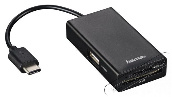 Hama USB TYPE-C KÁRTYAOLVASÓ,USB HUB,OTG ADAPTER KOMBÓ - 54144 Memória kártya / Pendrive - Kártya olvasó - 344504
