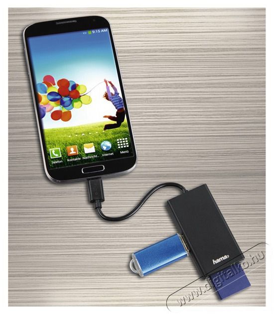 Hama USB TYPE-C KÁRTYAOLVASÓ,USB HUB,OTG ADAPTER KOMBÓ - 54144 Memória kártya / Pendrive - Kártya olvasó - 344504