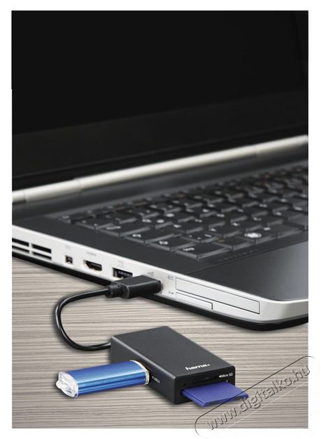 Hama USB TYPE-C KÁRTYAOLVASÓ,USB HUB,OTG ADAPTER KOMBÓ - 54144 Memória kártya / Pendrive - Kártya olvasó - 344504