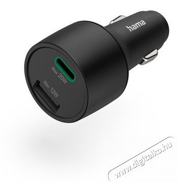 Hama 201690 AUTÓS TÖLTŐ USB A + TYPE-C, (PD,QC) 32W Mobil / Kommunikáció / Smart - Mobiltelefon kiegészítő / tok - Hálózati-, autós töltő - 478644