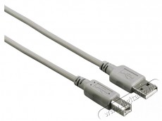 Hama 200901 FIC ECO USB A-USB B 3m szürke adatkábel Iroda és számítástechnika - Számítógép tartozék - USB kábel - 406914