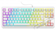 Hama GAMING URAGE EXODUS 220TKL BILL.,RGB, FEHÉR Iroda és számítástechnika - Billentyűzet / billentyűzet szett - Vezetékes - 493299