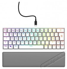 Hama GAMING URAGE EXODUS 760TKL MECH.MINI BILL.,RGB, RED SWITCH, FEHÉR Iroda és számítástechnika - Billentyűzet / billentyűzet szett - Vezetékes - 493300