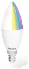 Hama WLAN LED Lamp, E14, 5.5W, RGBW, Dimmable, Candle, for Voice / App Control Háztartás / Otthon / Kültér - Világítás / elektromosság - E14 foglalatú izzó - 493304
